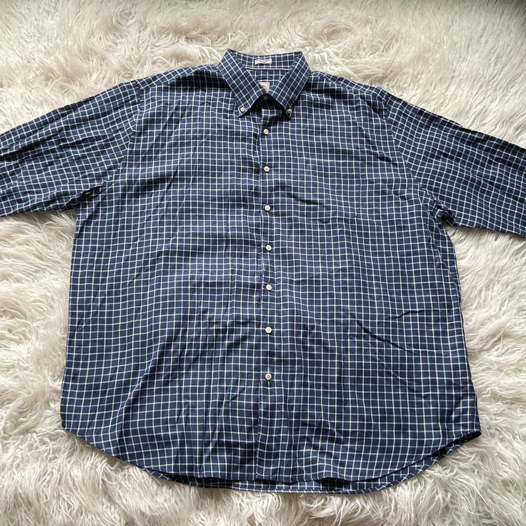 Peter Millar Check Plaid Button Down Shirt